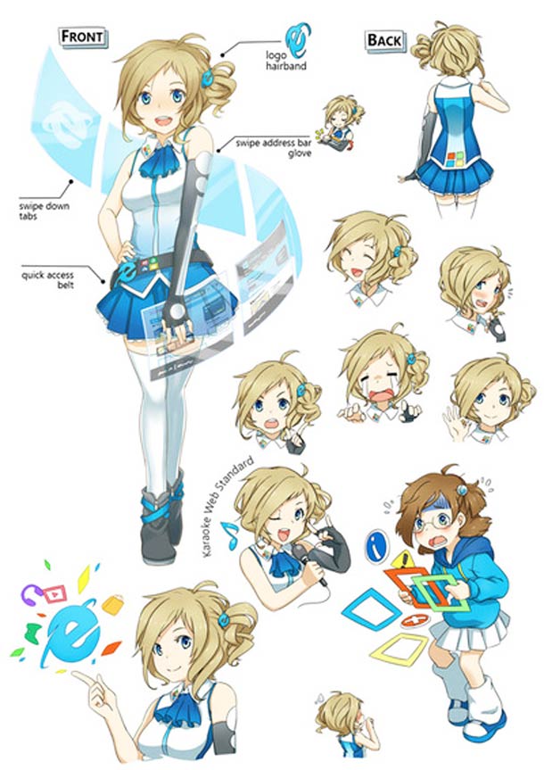 Ungrid - memechan THE NEW TRAGIC GIJINKA INTERNET EXPLORER CHAN SWEEPING THE