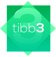 The first logo of TiBB3, used from the launch on 22 February 2016 until October 2016