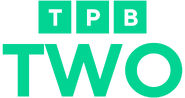The first and current logo as TPB Two/2 used from 15 November 2022 until 8 November 2023.