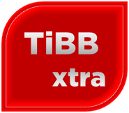 The first and only logo as TiBBxtra used from 15 November 2012 until 26 August 2015