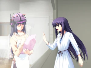 Sena discovering the truth about her mother.