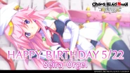 Graphic from Seira's official birthday post in 2023.[6]