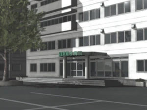 AH Tokyo General Hospital’s entrance