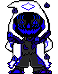 Pixilart - horror sans by greenwingloud