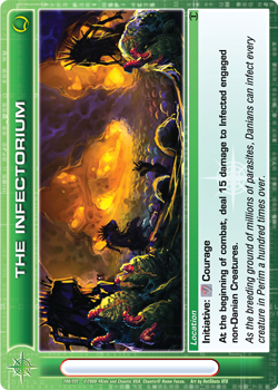Beyond the Doors N/M The Infectorium Rare Chaotic Card