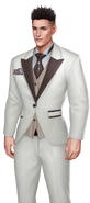 Chandler Gamble White Suit