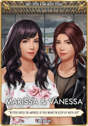 Card 1 - Marissa & Vanessa