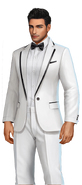 Jeff Norton White Wedding Suit