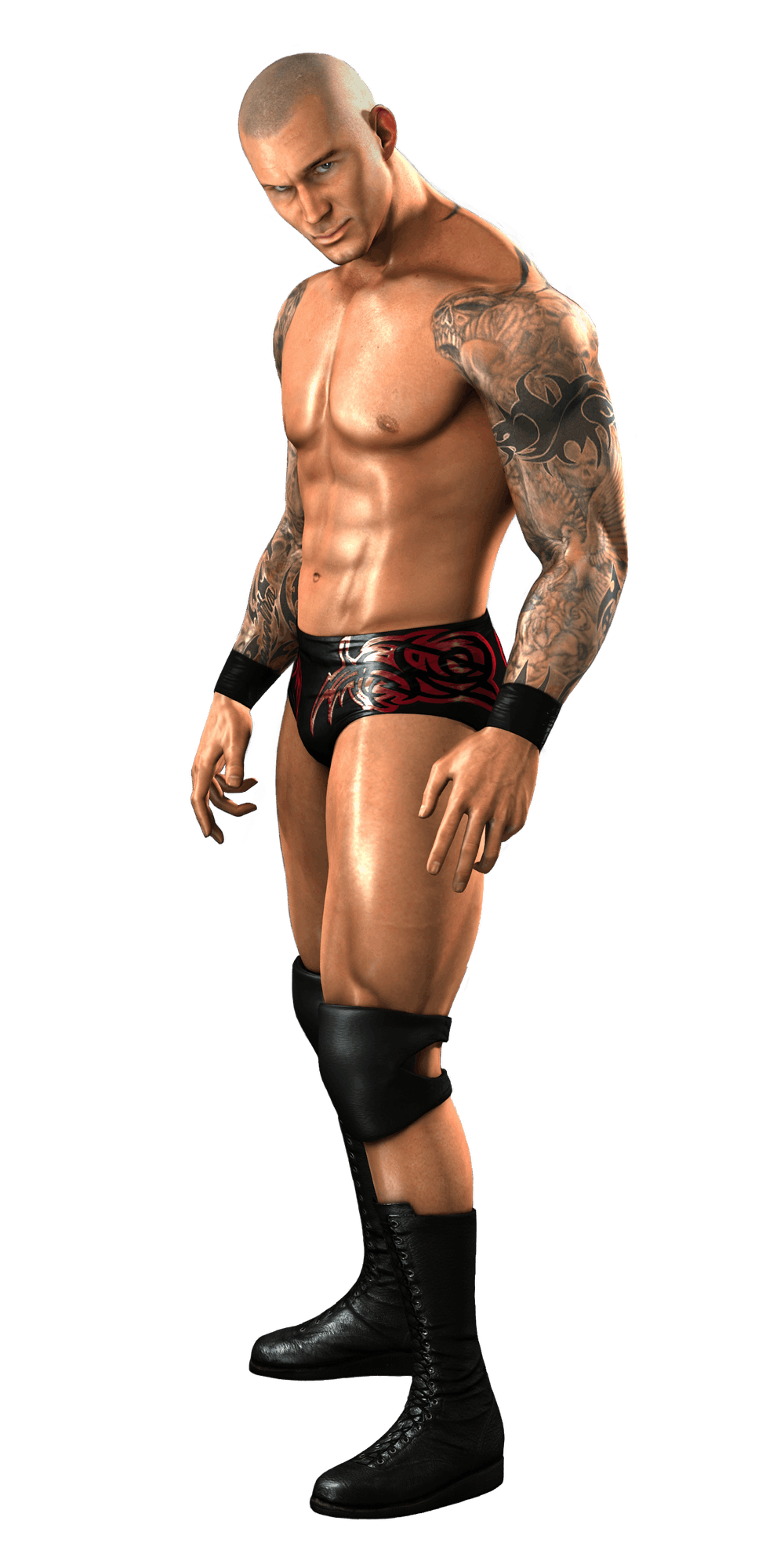 how to draw wwe randy orton