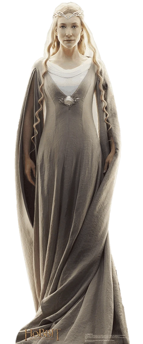 knee length dresses for ladies Galadriel Costume Adult Lady Galadriel Elven dress Cosplay for Women –  Cosplayrr main image 1