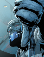 Godhead Darkseid possessing Dan Turpin during Final Crisis