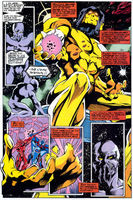 The Living Tribunal holding the Brothers.