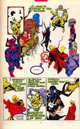 The Living Tribunal, judging the transgressions of Adam Warlock