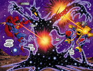 Mr. Miracle channels the full Anti-Life Equation