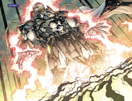 Back to his original armor design after Flashpoint