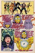 The Living Tribunal absorbing The Protege into his being