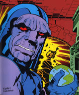 Pre-Flashpoint Darkseid drawn by Jack Kirby