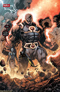 Post-Flashpoint Darkseid during the Darkseid War