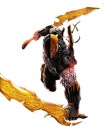 Deathstroke with the Godkiller