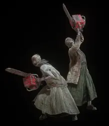 (рис.4) Бензопильщики-женщины