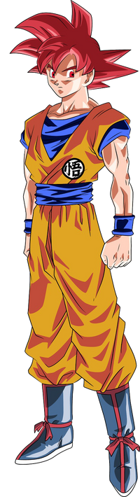 Super Saiyan God Goku clear