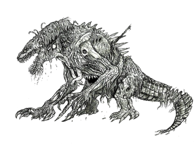 DIY SCP-682 – “Hard-to-Destroy Reptile” Figurine - Shop Art by