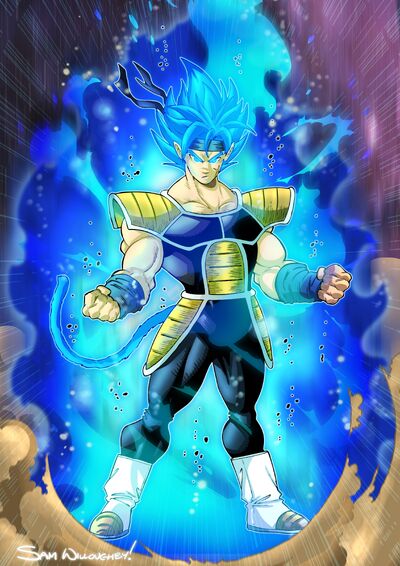 D. Ball Limit-F - Já pensou Bardock Super Saiyajin Blue?