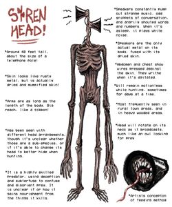 Specimen 0 (Canon)/SirenHead710, Character Stats and Profiles Wiki