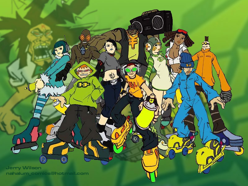 Jet Set Radio (Canon, Verse)/Young-Jah | Character Stats and Profiles Wiki  | Fandom