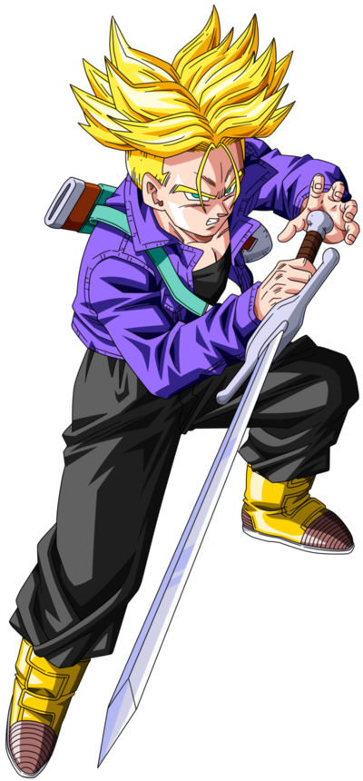 Trunks del Futuro SSJ  Dbz characters, Dragon ball, Trunks