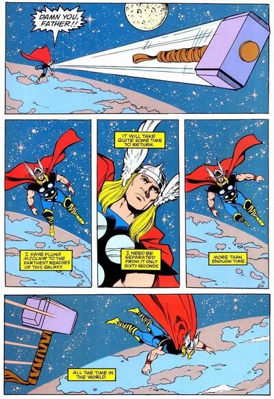 What are some noteworthy feats that Thor has done in the comics