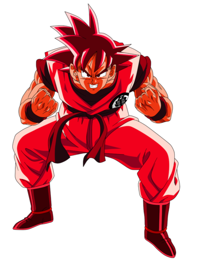 Goku Ssj Kaioken Blue transparent background PNG clipart