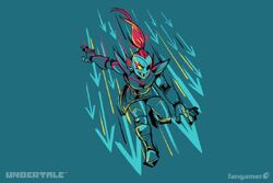 Undertale(drawing characters)-Undyne by ShininStars on DeviantArt