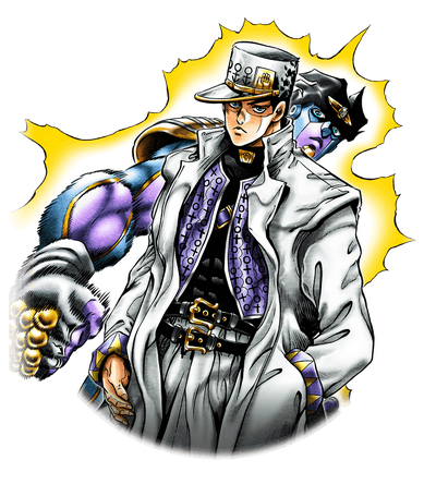 Jotaro Kujo and「Star Platinum」 (Reference used) In celebration of Part 6  airing, I decided to draw Jotaro again. I really like his Part 4…