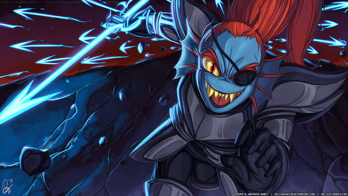 Undertale(drawing characters)-Undyne by ShininStars on DeviantArt