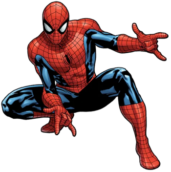 Generate a drawing of Spiderman in a dynamic and exciting pose.... -  Arthub.ai