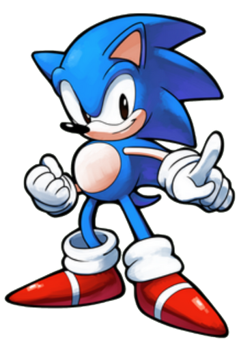 Classic Sonic The Hedgehog Png - Classic Sonic Transparent Clipart,  clipart, png clipart