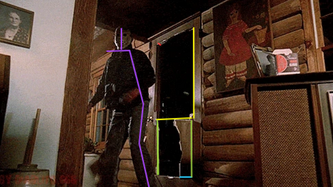 Jason breaks a door as his last act