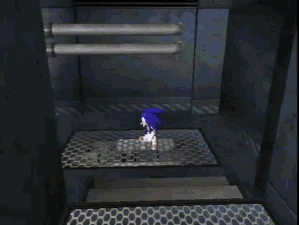 After a small charge-up, Sonic glows and launches the Light Speed Attack to hit all enemies near him.