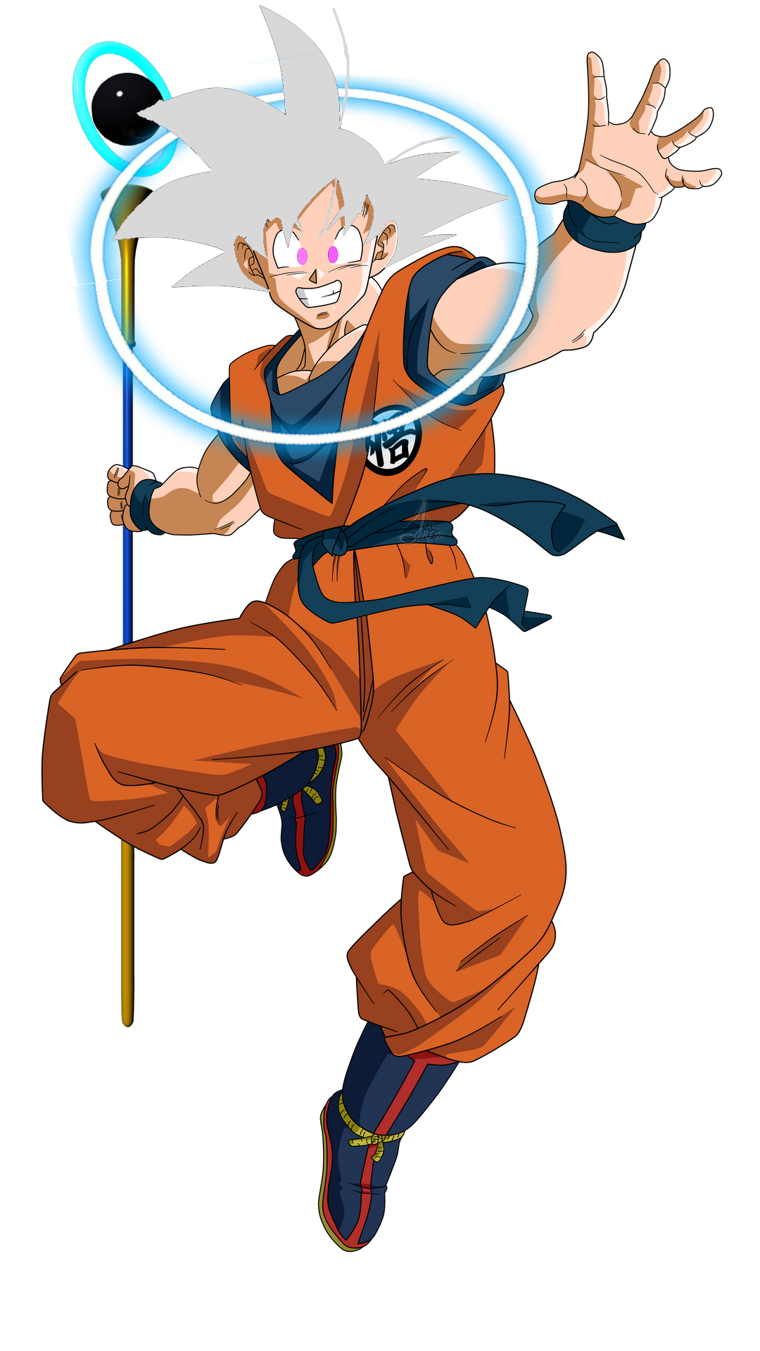 Goku SSJ Blue v, Son Guko character transparent background PNG