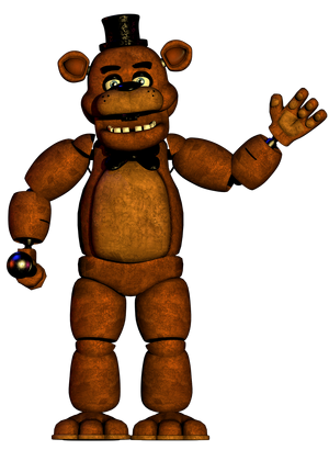 What is the canonical height of Freddy Fazbear from the original