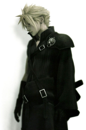 FINAL FANTASY VII POLYGON SOFT VINYL - CLOUD STRIFE