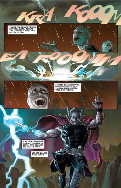 What are some noteworthy feats that Thor has done in the comics