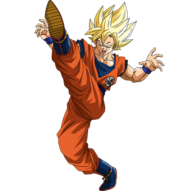 Super Saiyan Blue Goku (Dokkan Battle Card Render) by