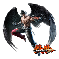 Jin in "Devil form" of Tekken 7