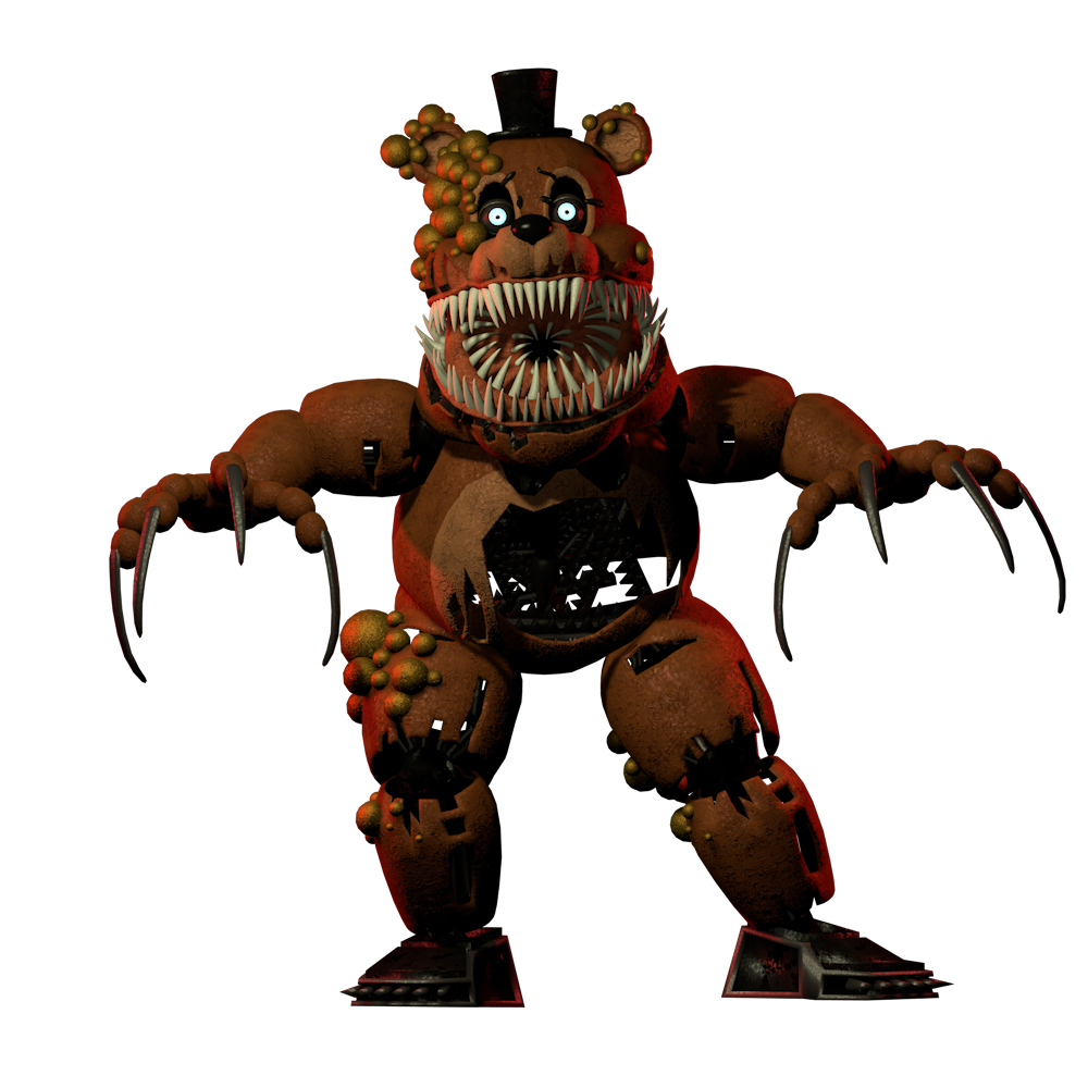 What is the canonical height of Freddy Fazbear from the original