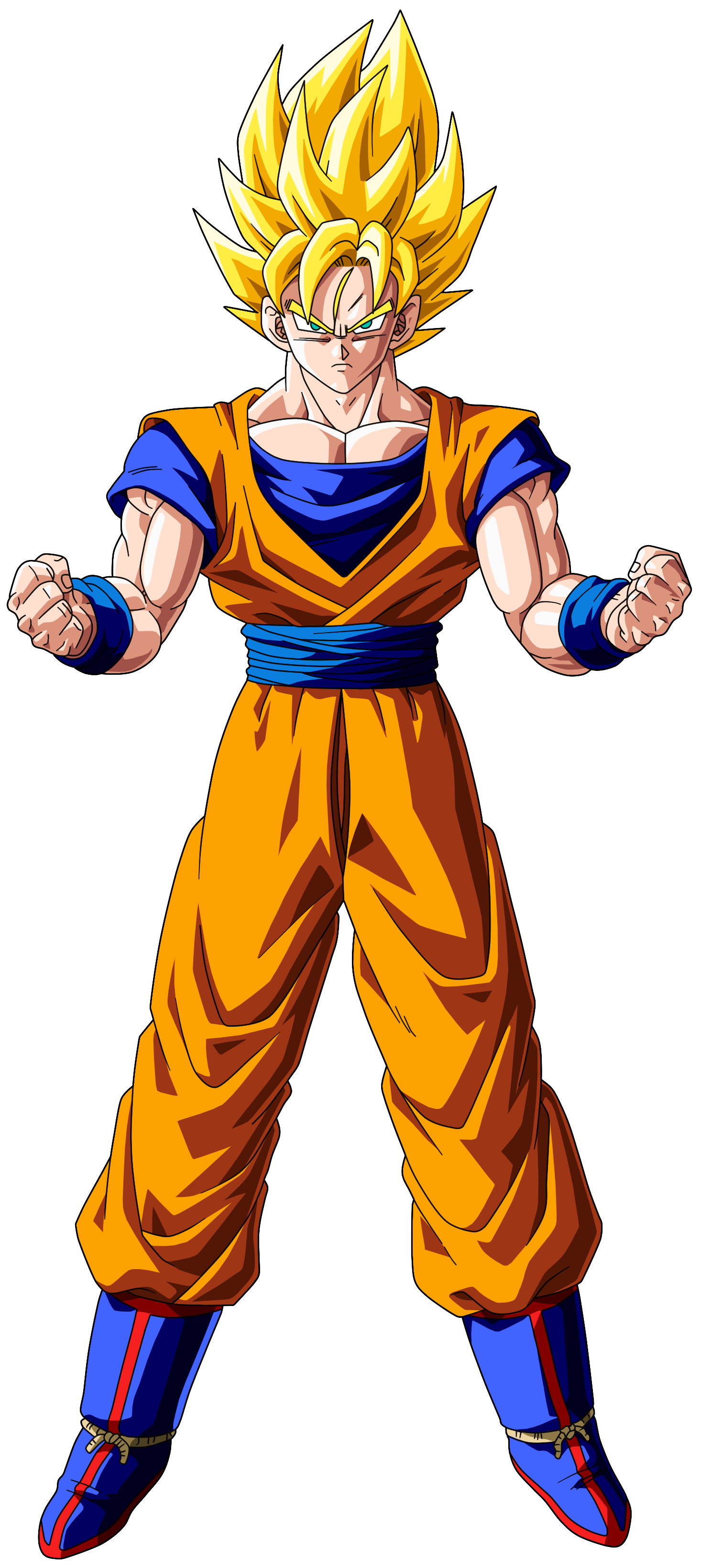 Son Goku Super Sayajin Nivel 1, 2 & 3