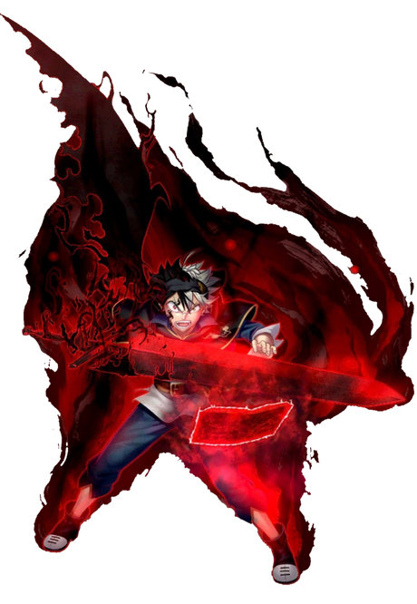 Red and Black: Asta Union Mode! Fanart/Wallpaper that I made : r