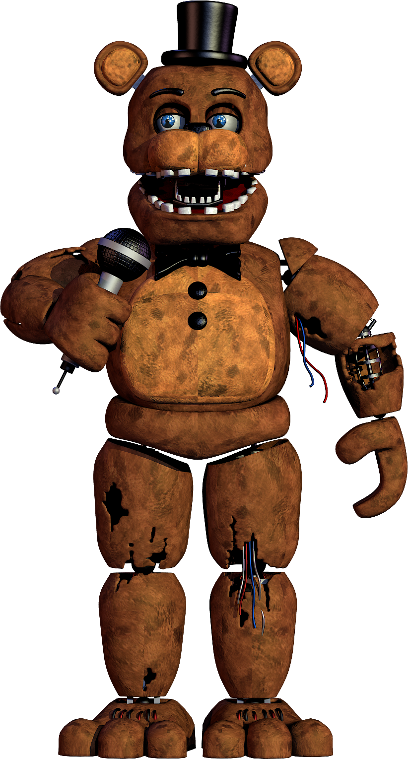 What is the canonical height of Freddy Fazbear from the original FNaF game?