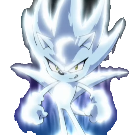 Redesign of the cut Sonic X hyper Sonic form (aka Nazo) : r/SonicTheHedgehog